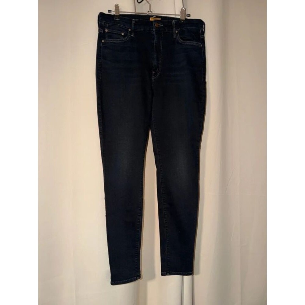Mother High Waisted Looker Black Jeans, Sz 30